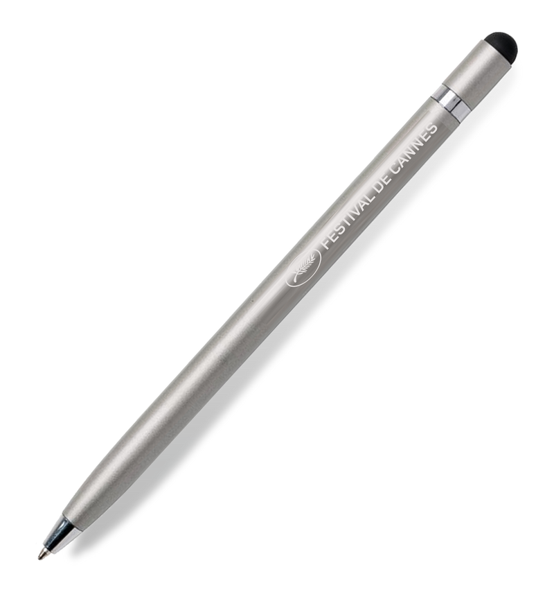 Silver metal pen Palme – official shop of the Festival de Cannes