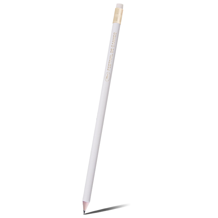 White and gold pencil