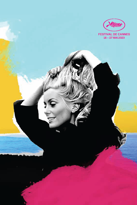 Affiche officielle Collector du 76e Festival de Cannes 40x60 cm