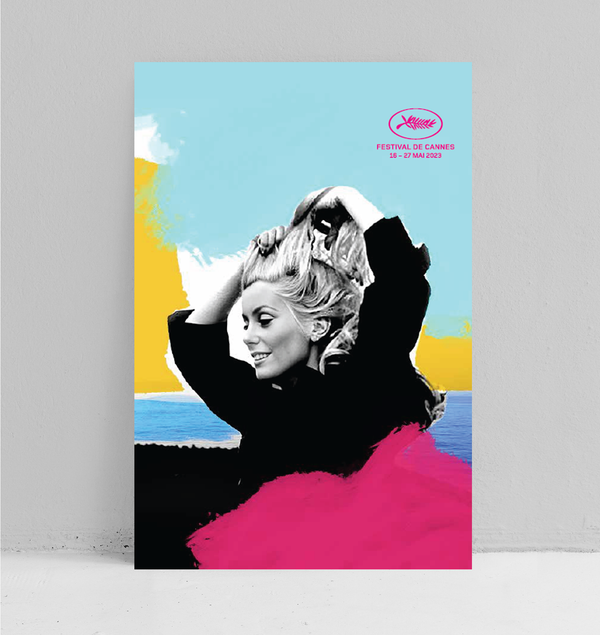 Affiche officielle Collector du 76e Festival de Cannes 40x60 cm